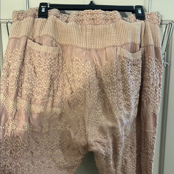 Johnny Was Pink Joggers with Elastic Waistband - Picture 5 of 7